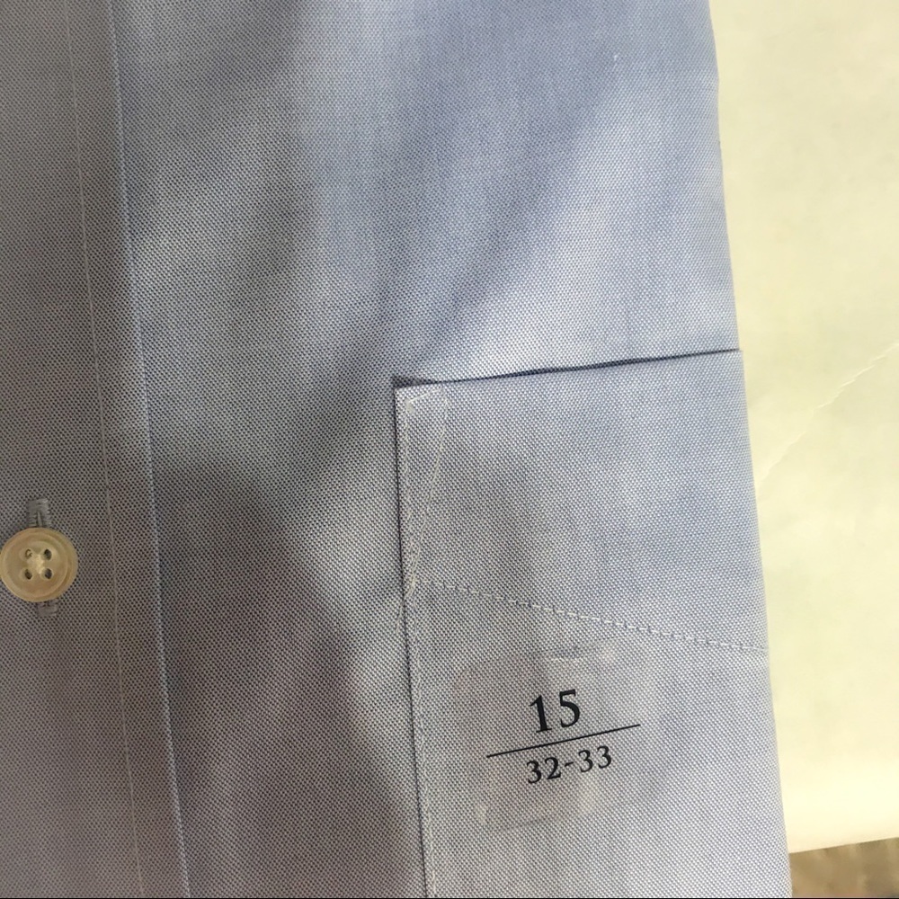 Club Room Wrinkle resistant Dress Shirt Blue men’s wear professional new - Picture 3 of 6